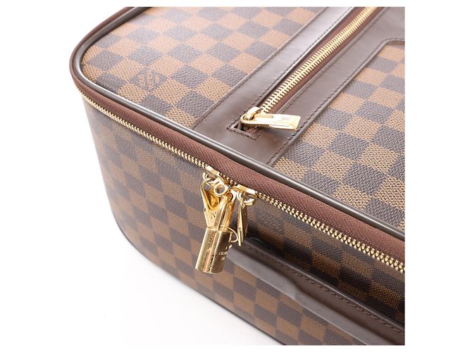 Borsa da viaggio Louis Vuitton Pegase 55 Damier Ebene in marrone N23294 - vista 6