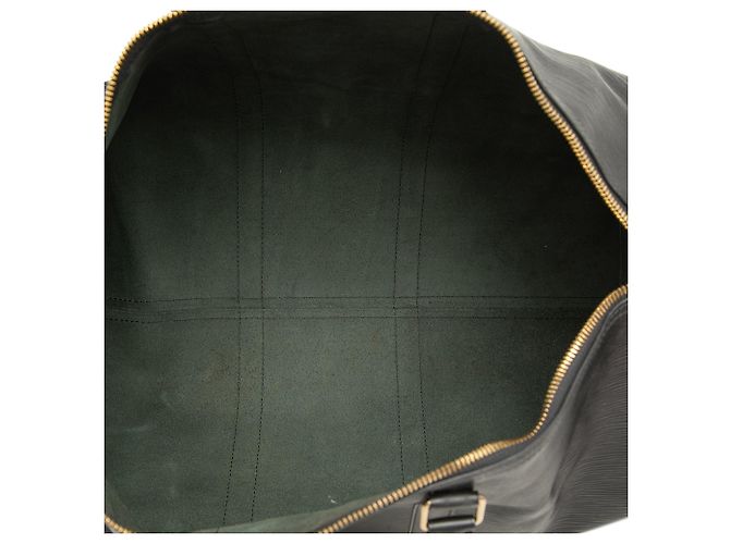 Mala de Viagem Louis Vuitton Epi Keepall 50 Preta Preto - vista 4