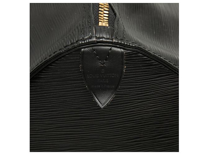 Mala de Viagem Louis Vuitton Epi Keepall 50 Preta Preto - vista 5