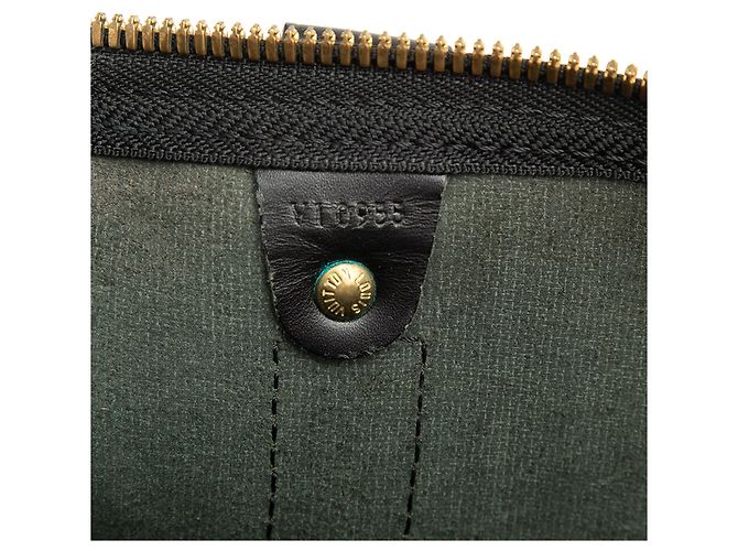 Mala de Viagem Louis Vuitton Epi Keepall 50 Preta Preto - vista 6