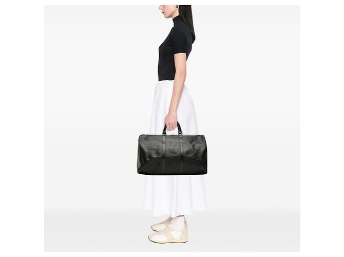 Mala de Viagem Louis Vuitton Epi Keepall 50 Preta Preto - vista 7