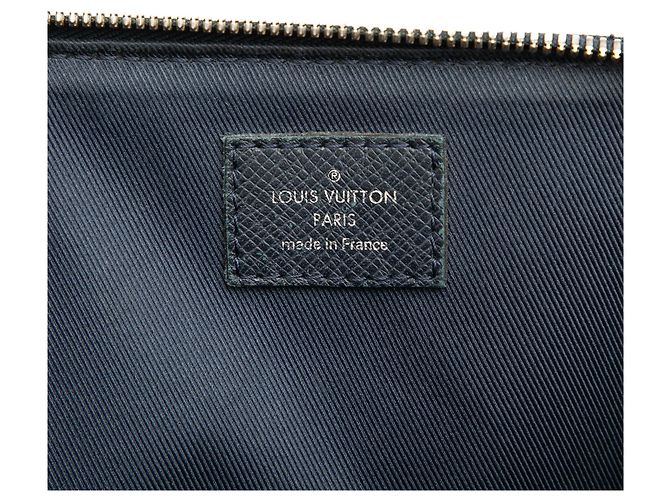 Borsa da Lavoro Louis Vuitton Taiga Anton Soft Briefcase Blu - vista 5