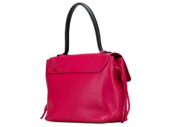 Bolsa Louis Vuitton Lockme PM em couro de bezerro rosa - vista 2