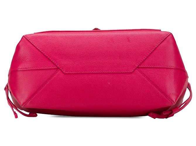 Bolsa Louis Vuitton Lockme PM em couro de bezerro rosa - vista 3