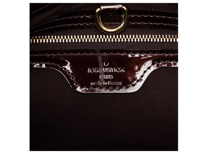 Borsa Louis Vuitton Monogram Vernis Wilshire PM Purple Porpora - vista 5