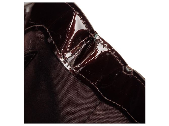 Borsa Louis Vuitton Monogram Vernis Wilshire PM Purple Porpora - vista 6