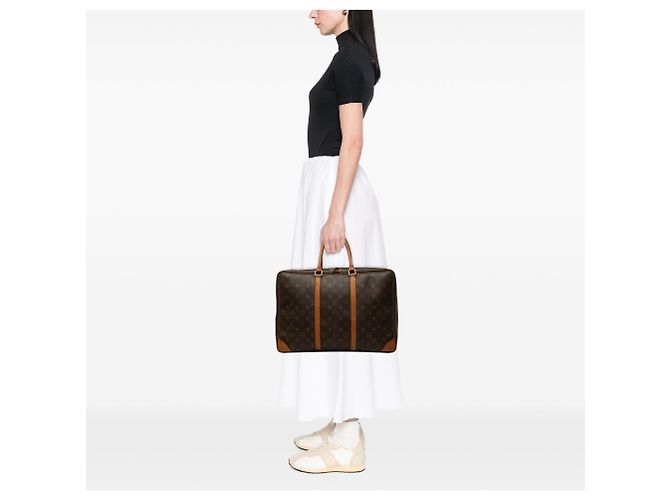 Borsa da viaggio Louis Vuitton Monogram Sirius 45 Marrone - vista 8
