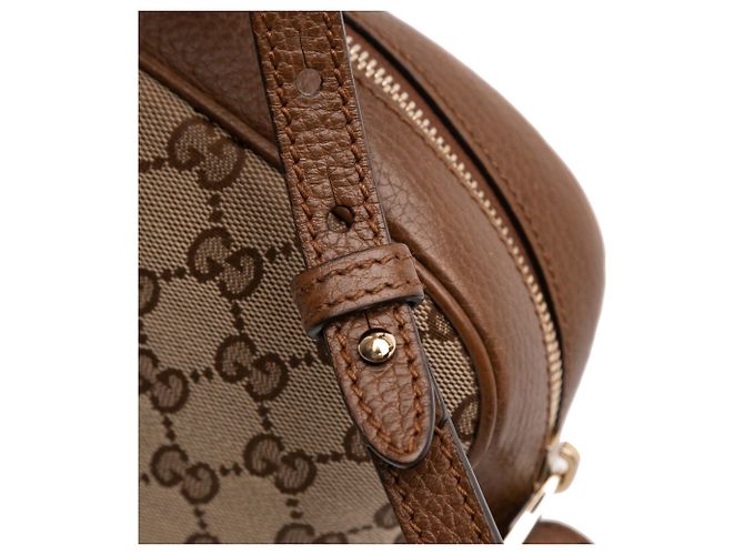 Borsa a tracolla Gucci GG Canvas Bree Beige - vista 10