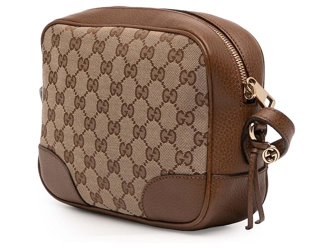 Borsa a tracolla Gucci GG Canvas Bree Beige - vista 2