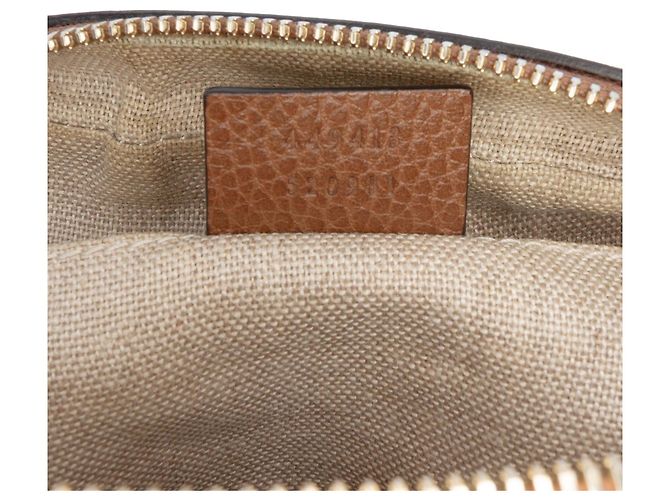 Borsa a tracolla Gucci GG Canvas Bree Beige - vista 6