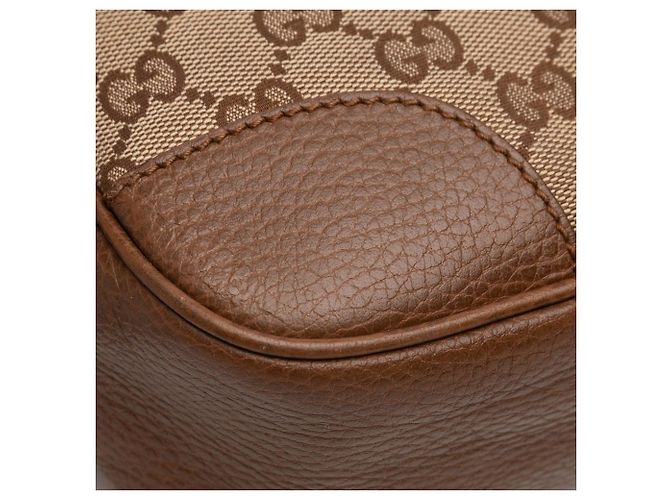 Borsa a tracolla Gucci GG Canvas Bree Beige - vista 8