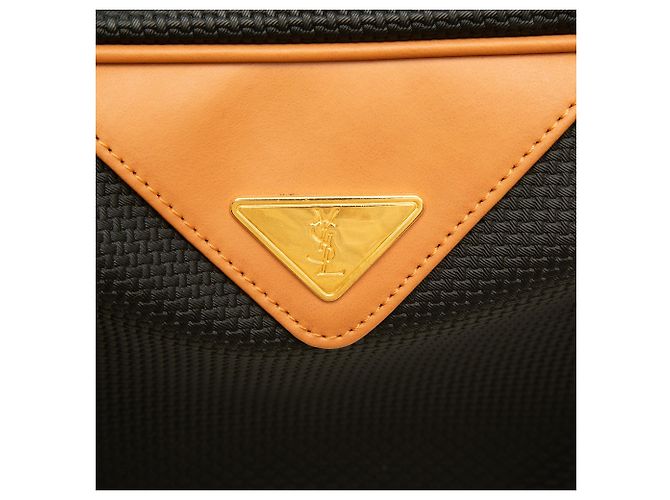 Autre Marque Borsa Boston Saint Laurent in PVC nera Nero - vista 7