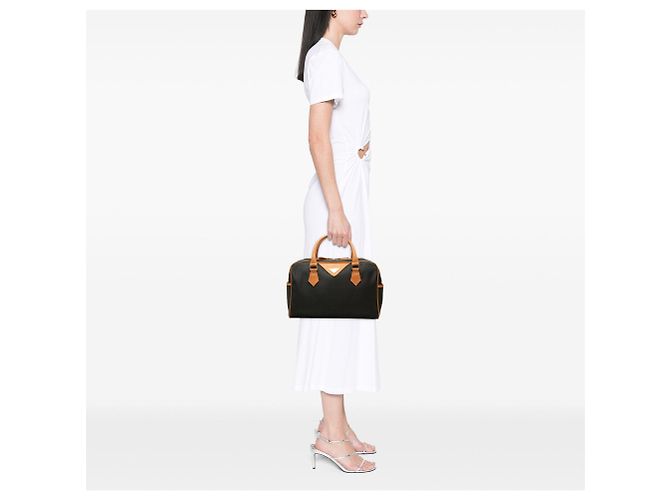 Autre Marque Borsa Boston Saint Laurent in PVC nera Nero - vista 8