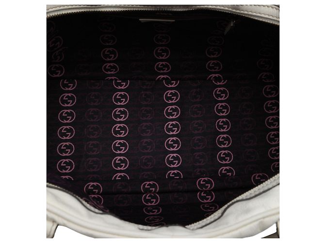 Mala de Viagem Weekender Princy Large em pele de vitela Web branca Gucci Branco - vista 4