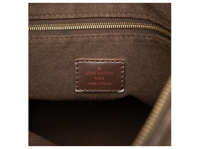 Borsa a tracolla Louis Vuitton Portobello PM Damier Ebene Marrone - vista 5