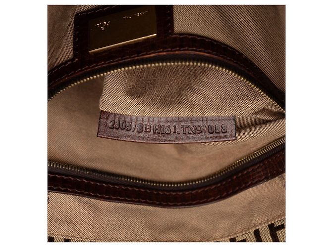 Borsa Tote Fendi Zucchino Canvas Beige - vista 6
