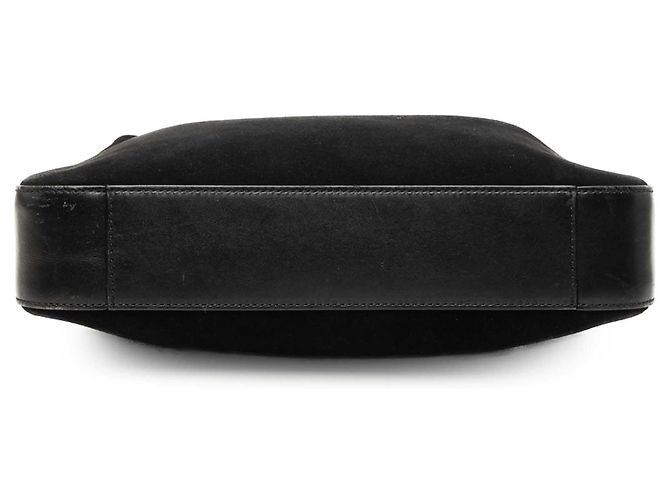 Gucci Schultertasche aus schwarzem Wildleder - Ansicht 3
