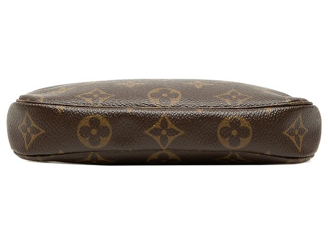 Bolso de mano Louis Vuitton Monogram Mini Pochette Accessoires Marrón Castaño - vista 3
