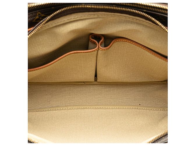 Borsa a tracolla Louis Vuitton Monogram Reporter GM Marrone - vista 5