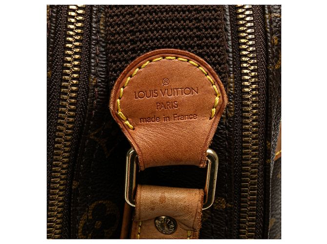 Borsa a tracolla Louis Vuitton Monogram Reporter GM Marrone - vista 6
