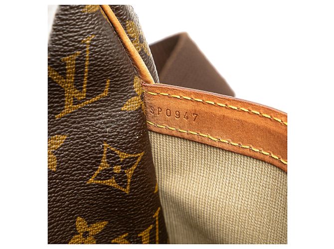 Borsa a tracolla Louis Vuitton Monogram Reporter GM Marrone - vista 7