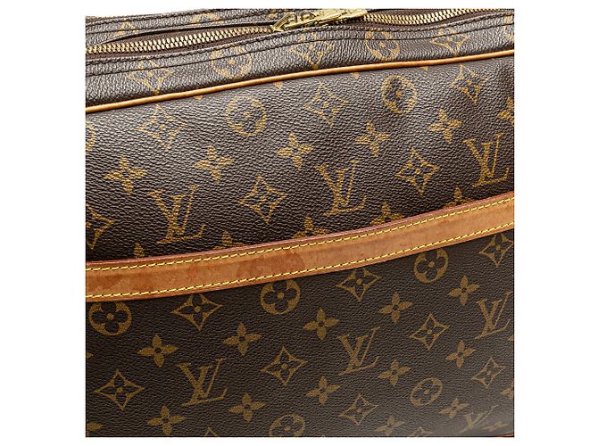 Borsa a tracolla Louis Vuitton Monogram Reporter GM Marrone - vista 8