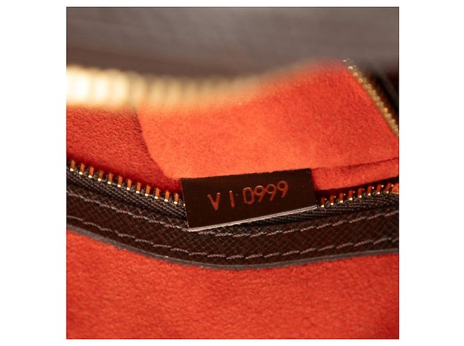 Bolsa de mão Louis Vuitton Damier Ebene Triana Castanha - vista 6