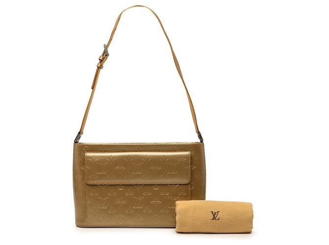 Bolso de hombro Gold Louis Vuitton Monogram Mat Alston Dorado - vista 9
