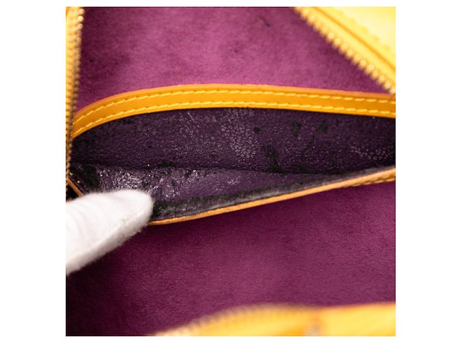 Zaino Louis Vuitton Epi Mabillon Giallo - vista 5