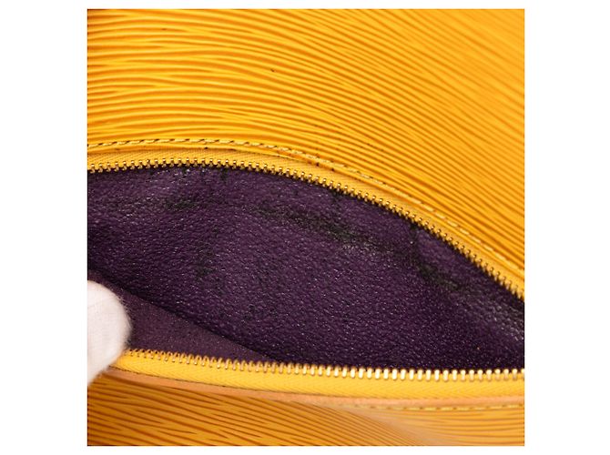 Zaino Louis Vuitton Epi Mabillon Giallo - vista 7