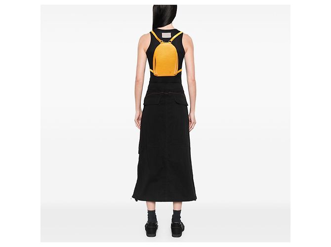 Zaino Louis Vuitton Epi Mabillon Giallo - vista 8