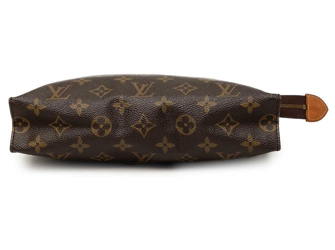 Bolso de mano Louis Vuitton Monogram Toiletry Pouch 26 marrón Castaño - vista 3