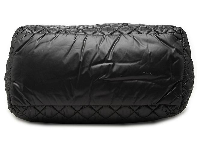 Borsa Tote reversibile Coco Cocoon in nylon trapuntato Large, Nera, Chanel Nero - vista 3