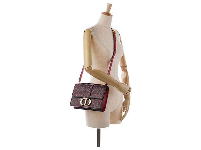 Borsa a tracolla con patta Dior I Love Paris 30 Montaigne Blu - vista 11