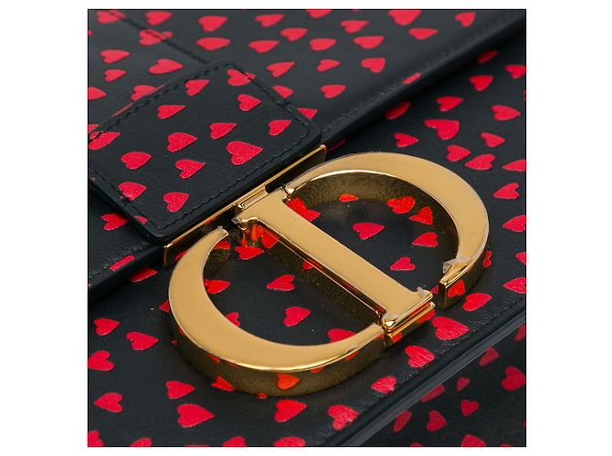 Borsa a tracolla con patta Dior I Love Paris 30 Montaigne Blu - vista 9