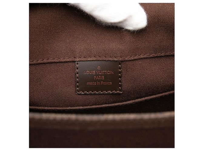 Borsa a tracolla Louis Vuitton Damier Ebene Bastille Marrone - vista 5