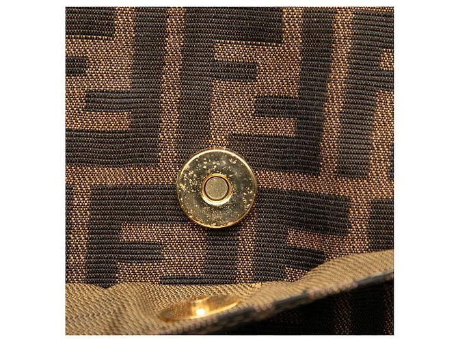 Borsa Hobo Fendi Zucca Canvas Marrone - vista 11