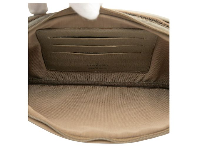 Borsa a vita Louis Vuitton Damier Geant Ceinture Jogging Marrone - vista 4