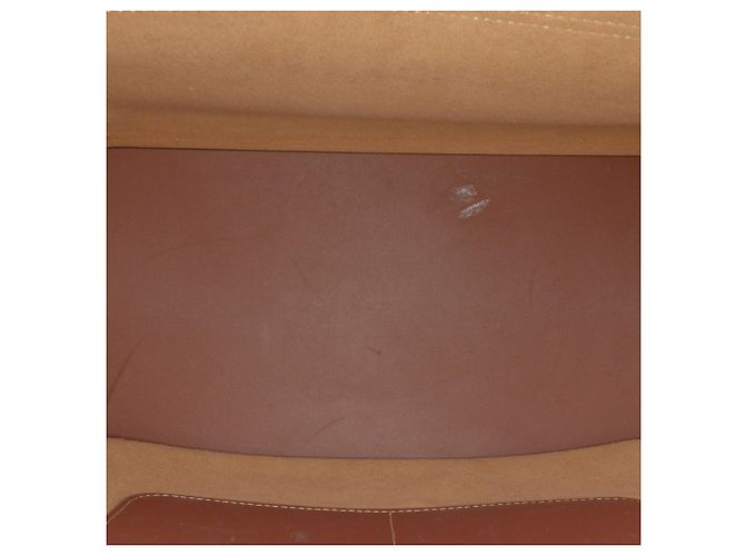 Borsa Satchel Burberry Medium in vitello morbido con tasca, Marrone - vista 4