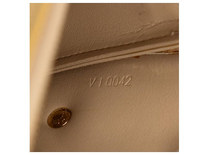 Borsa a tracolla Louis Vuitton Monogram Vernis Pochette Lexington Fleurs Gialla - vista 6