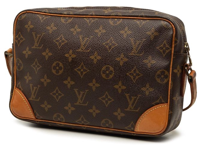 Borsa a tracolla Louis Vuitton Monogram Trocadero 27 Marrone - vista 2