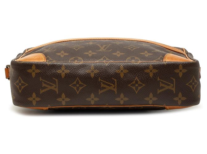 Borsa a tracolla Louis Vuitton Monogram Trocadero 27 Marrone - vista 3