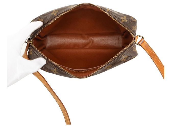 Borsa a tracolla Louis Vuitton Monogram Trocadero 27 Marrone - vista 4