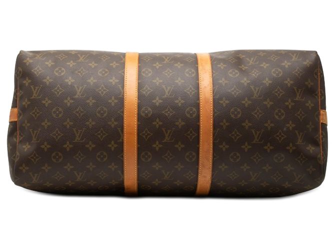 Borsa da viaggio Louis Vuitton Monogram Keepall Bandouliere 55 Marrone - vista 3