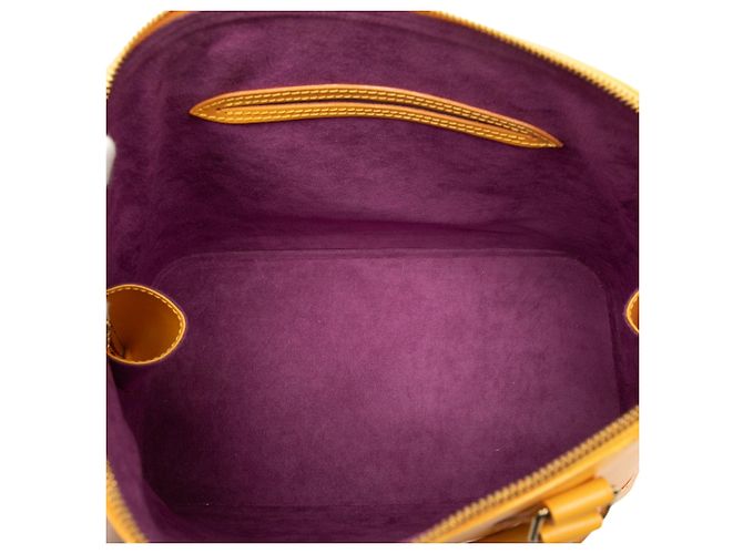Borsa a mano Louis Vuitton Epi Alma PM Gialla Giallo - vista 4