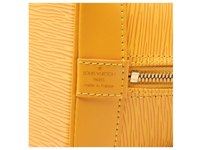 Borsa a mano Louis Vuitton Epi Alma PM Gialla Giallo - vista 5
