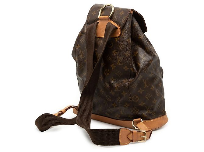 Zaino Louis Vuitton Monogram Montsouris GM Marrone - vista 2