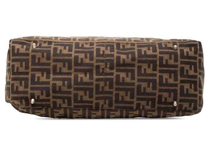 Fendi Twins Tote Large aus Zucca Canvas Braun - Ansicht 3