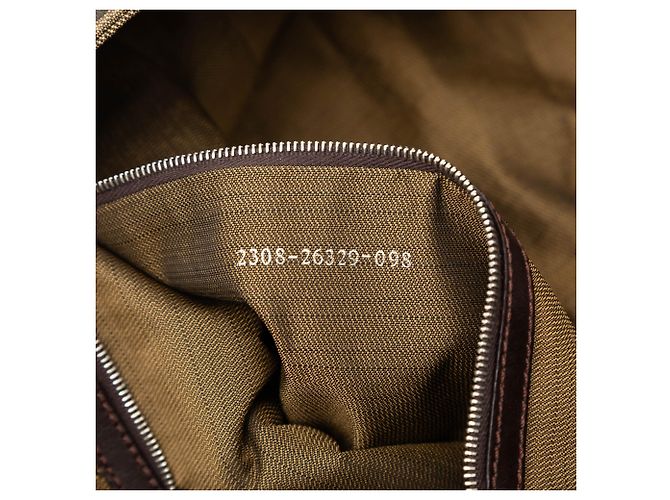 Fendi Twins Tote Large aus Zucca Canvas Braun - Ansicht 6