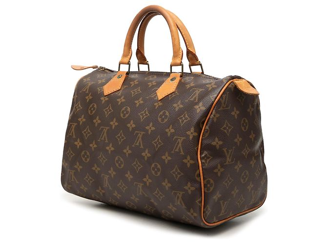 Borsa Boston Louis Vuitton Monogram Speedy 30 Marrone - vista 2